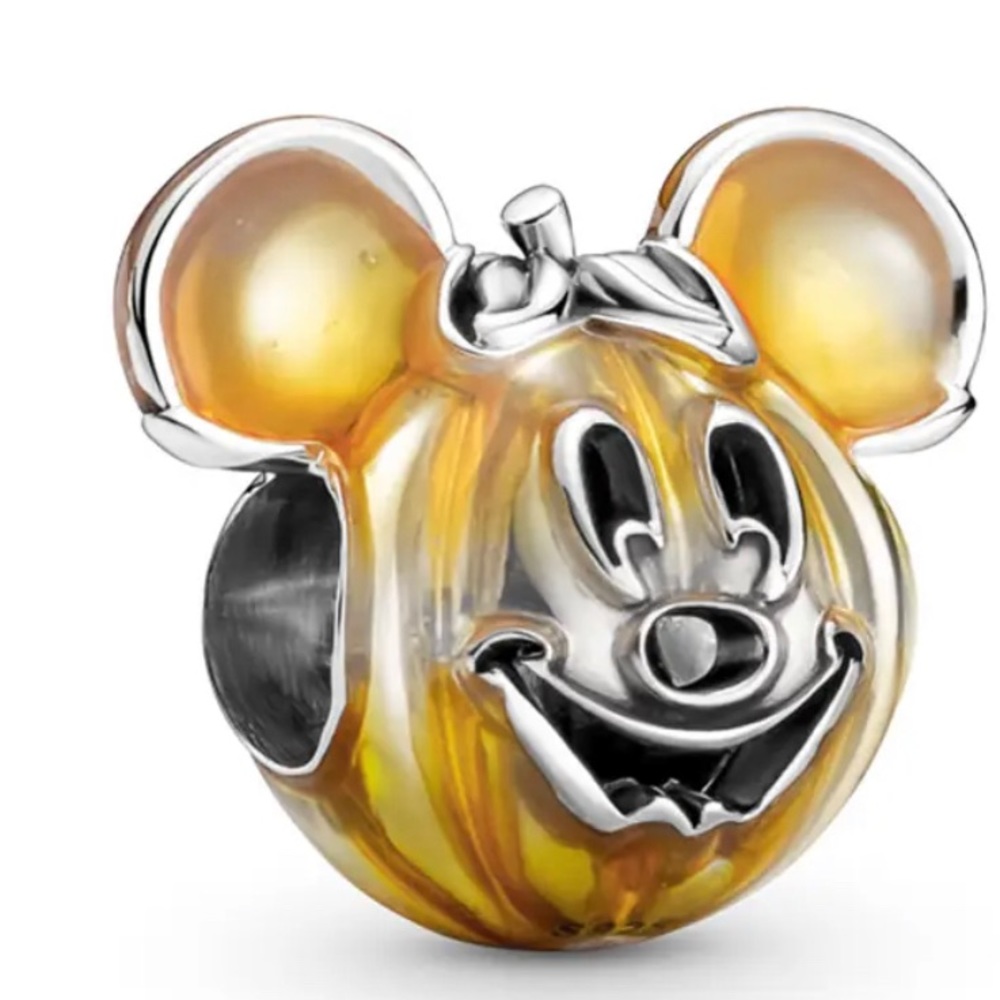 Mickey Mouse pumpkin charm S925